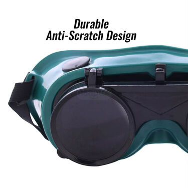 Flip-Up Eye Safety Goggles + Free Safety Gloves (FLG2)