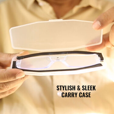 Rimless 360 Degree Folding Adaptive Power Reading Glasses B1 G1 Free (FORG27)