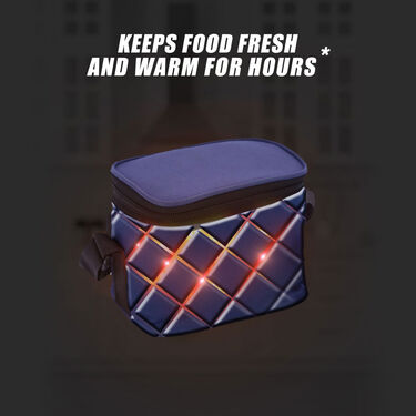 Oval Shaped Steel Lunch Box With Insulated Bag (OSLB)