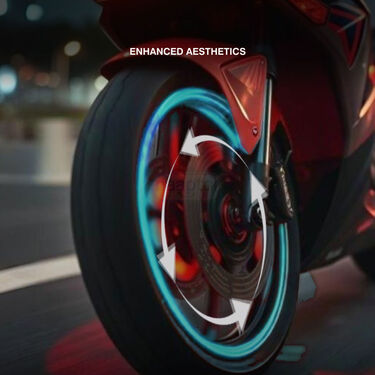 Remote Controlled Parking Lights With Flashing Tyre LED Lights (RCPL)