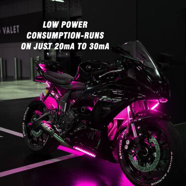 RGB LED Strip light For Cars And Bikes Pack Of 6 (RGB6)
