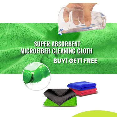 Super Absorbent Microfiber Cleaning Cloth Buy1 Get 1 Free (SAMCP2)