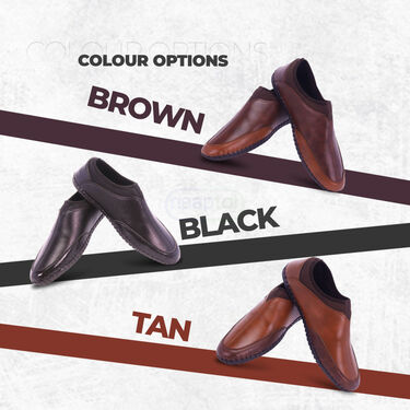 Leatherite Shoes + FREE Socks + FREE Stylish Watch (SSC34)