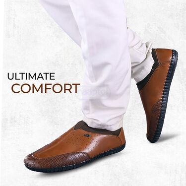 Leatherite Shoes + FREE Socks + FREE Stylish Watch (SSC34)
