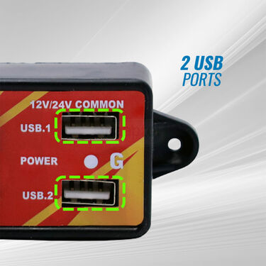 2 Port USB Charger For All Vehicles